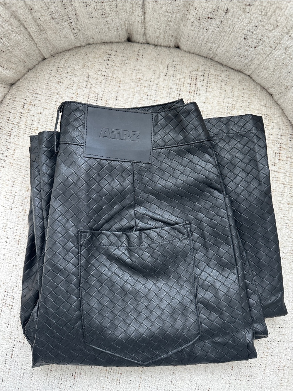 Aiirz Faux Leather Pants